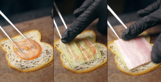 Construyendo El Sandwich Mas Delgado Del Mundo
