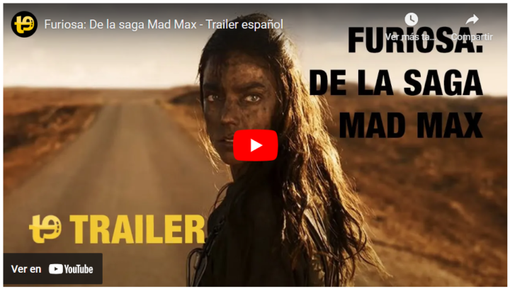 furiosa de la saga mad max trailer