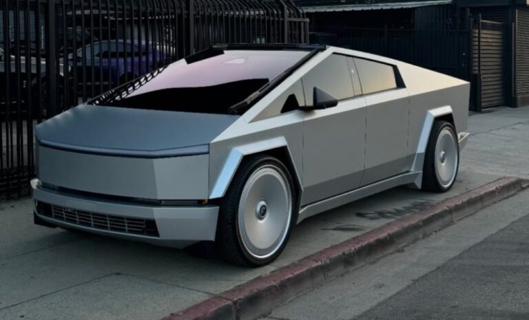 Asi Es El Nuevo Tesla Cybertruck Tuneado De Kim Kardashian