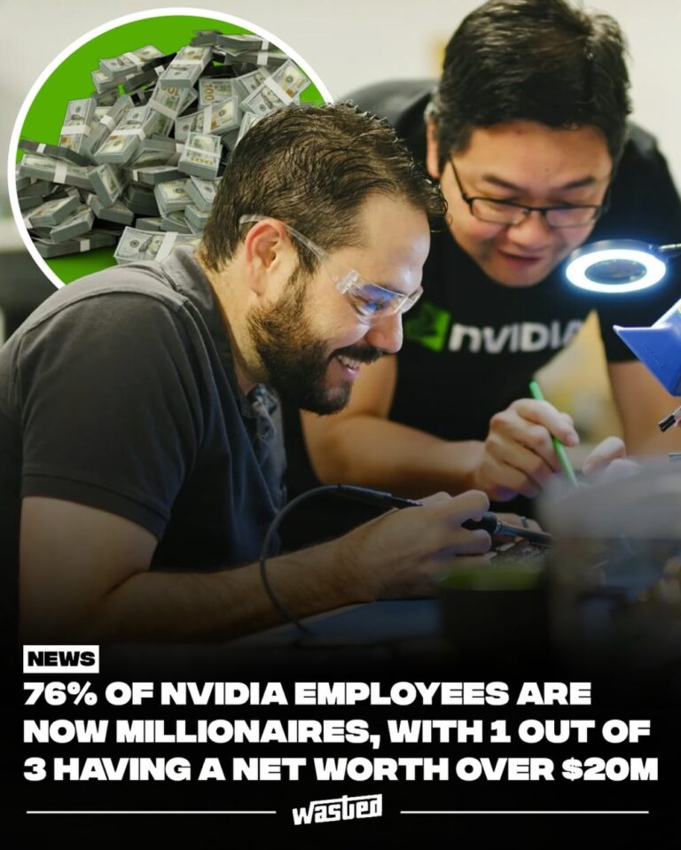 El Crecimiento En Bolsa De Nvidia El 76 De Los Empleados Son Millonarios