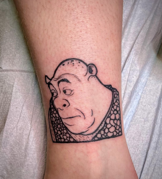 Galeria de tatuajes para Fans de Shrek! 13 Galeria De Tatuajes Para Fans De Shrek