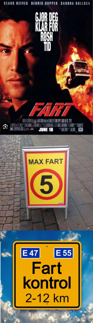 sabias que la palabra sueca para velocidad es pedo