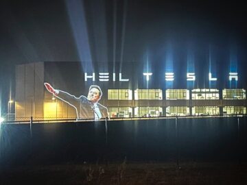 Proyectan Esto En La Gigafabrica De Tesla En Berlin