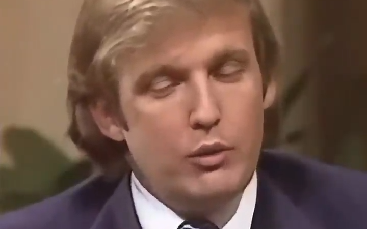 Donald Trump a través de los años.