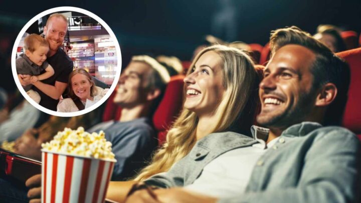 esta mujer dio a luz en una sala de cine y ahora su hija podra ver peliculas gratis de por vida