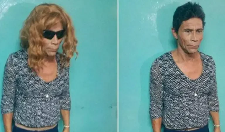 El preso que intentó escapar de una cárcel de Honduras vestido de mujer..