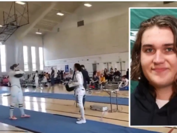 Esgrimista Se Arrodilla Como Protesta Al Enfrentar A Rival Trans