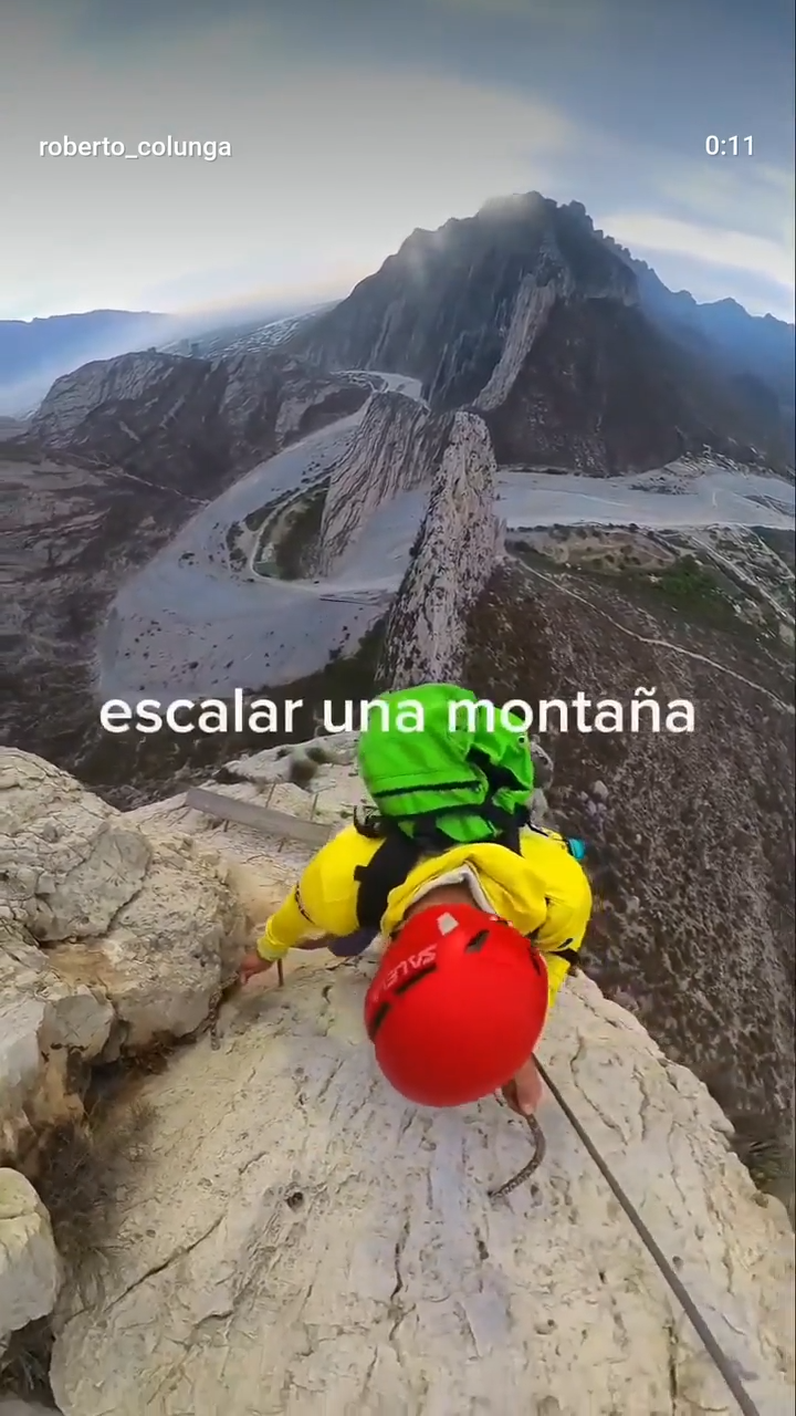 Hermosa Reflexion De Un Alpinista