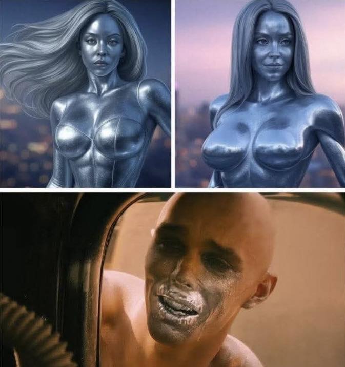 Sydney Sweeney Como Silver Surfer