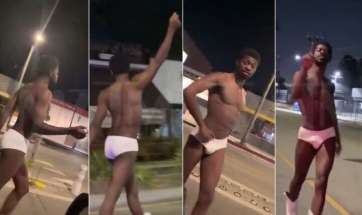 el cantante lil nas x fue hospitalizado por una posible sobredosis y arrestado desnudo