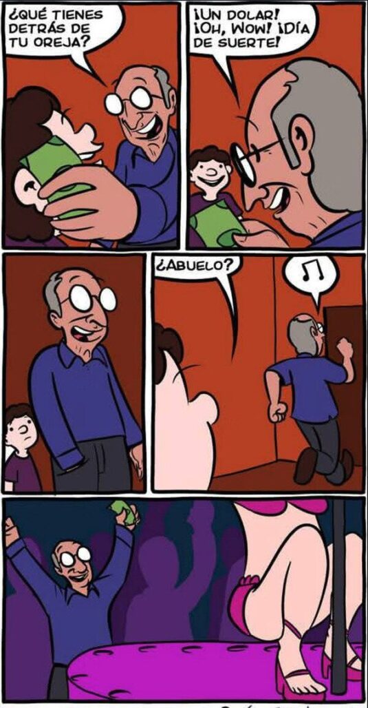 dia de suerte para el abuelo