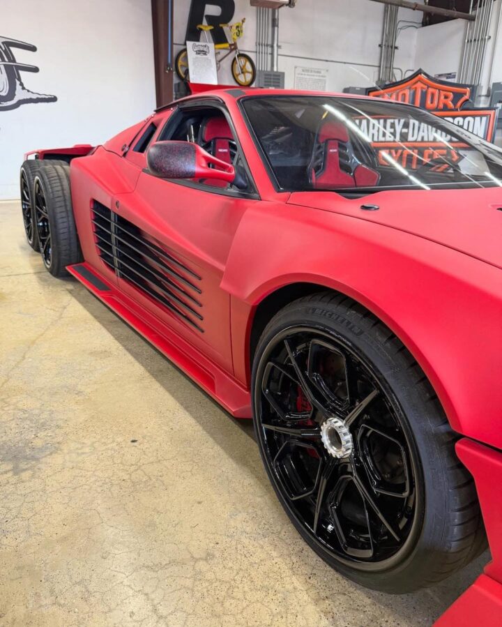 ¿Blasfemia o perfección? Así es el Ferrari Testarossa 6x6 ... 7 05