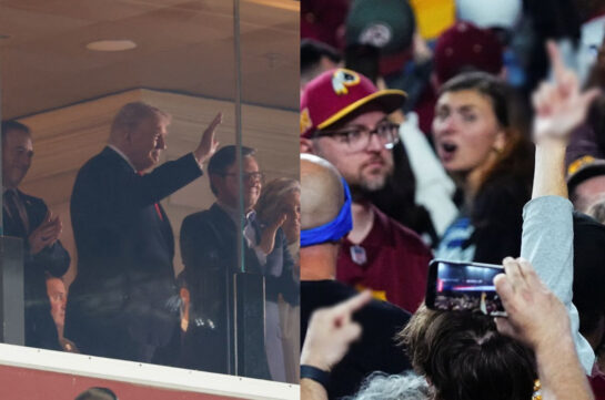 Trump es abucheado en partido de NFL entre Commanders y Lions, (Videos) 14 donald trump abucheado partido nfl futbol americano 091125 11
