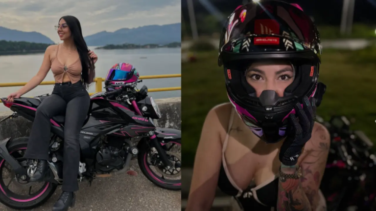 Muere en un accidente la 'influencer' de motos Karen Sofía Quiroz, de 25 años. 1 sdfsdf