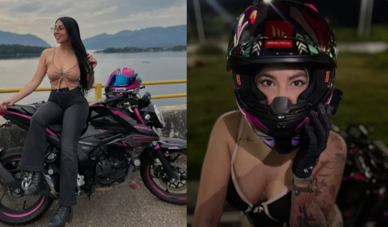Muere en un accidente la 'influencer' de motos Karen Sofía Quiroz, de 25 años.