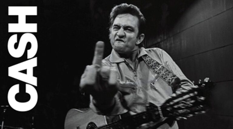 Feliz cumpleaños señor Johnny Cash! 1 JohnnyCash MiddleFinger e15682431647741