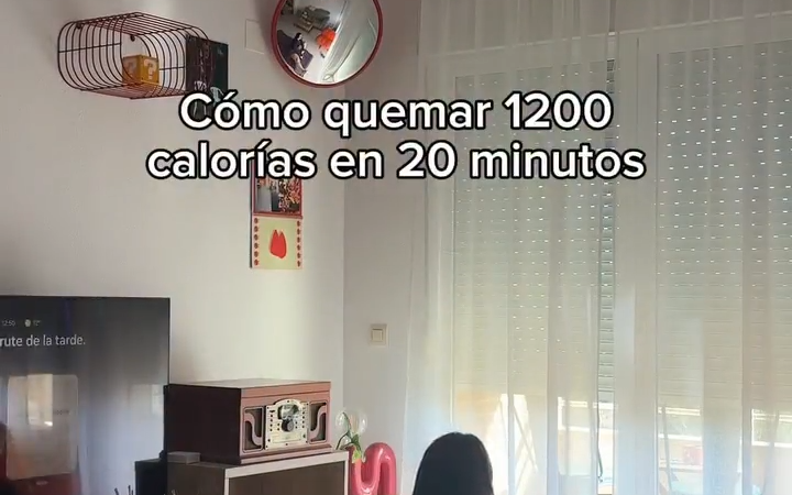 Truco para quemar 1200 calorías en 20 minutos..