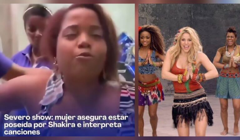 Mujer asegura estar poseída por Shakira.