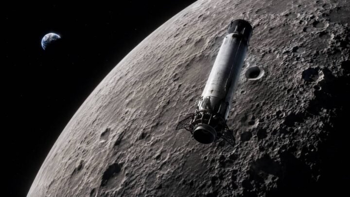 Un pedazo del Falcon9 de SpaceX se estrello con la Luna! (VIDEO) 3 falcon 9 impacto luna 1