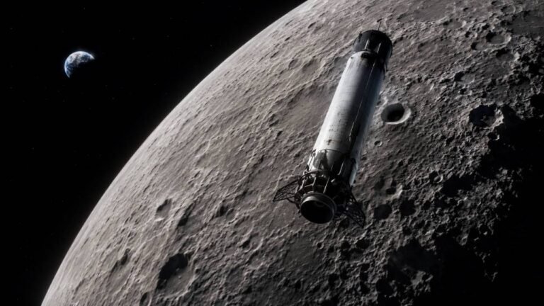 Un pedazo del Falcon9 de SpaceX se estrello con la Luna! (VIDEO) 1 falcon 9 impacto luna 1